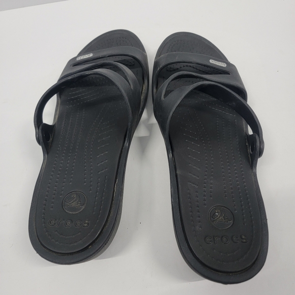Crocs Patricia Wedge Sandals W11 - Picture 3 of 11